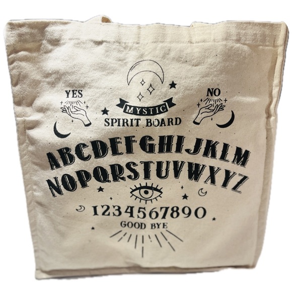 Go Eco Ciroa XL Canvas Ouija Board Shopping Bag with 6 Internal Pockets - Picture 4 of 5